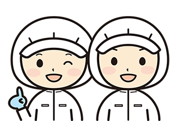 ガラス製品の洗浄作業と検査