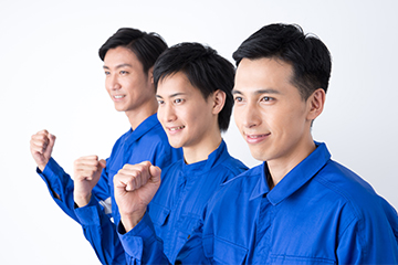 自動車部品加工工程にてオペレーター業務