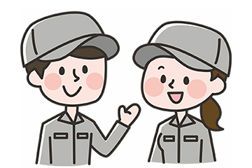 製造工程でのPC入力、製造補助業務