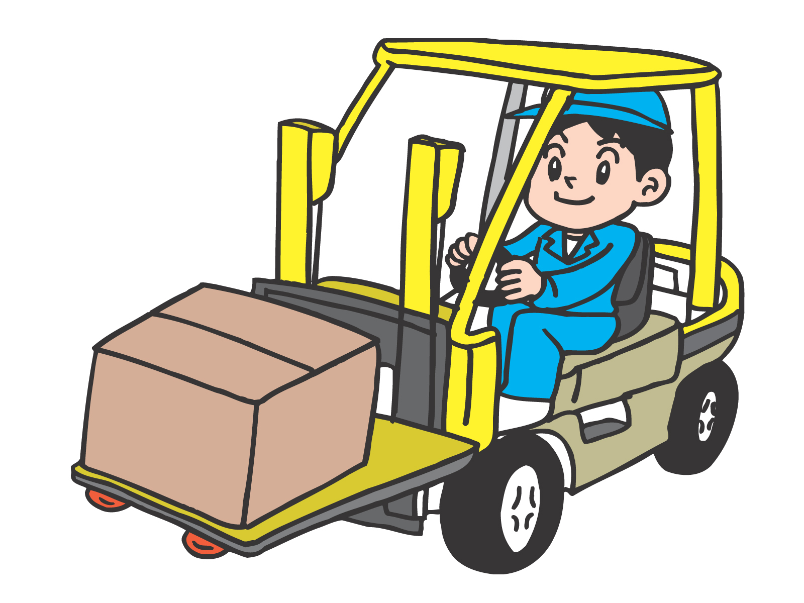 フォークリフトでの製品運搬のお仕事