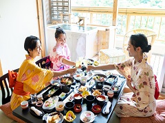 早朝勤務　旅館での食事配膳業務
