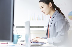 契約社員への人材紹介　大手リース企業営業事務