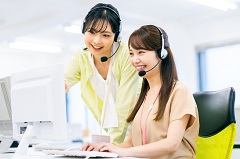 契約社員への人材紹介　コンビニ店舗問い合わせ対応