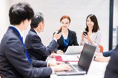 大手二輪車メーカー　英語を使用した総務事務