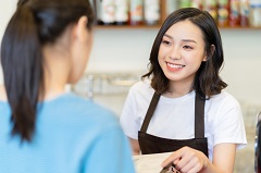 キャンプフォスター　サンドイッチ店での販売・調理