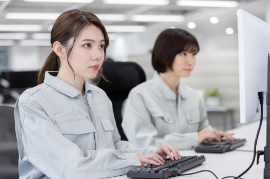 ＼残業ほぼなし／大手産業機械メーカーでの一般事務と検査補助