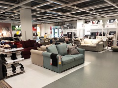 高時給！百貨店内家具接客業務
