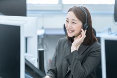 大手通信会社のお客様窓口業務