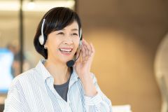 大手通信会社のお客様窓口業務
