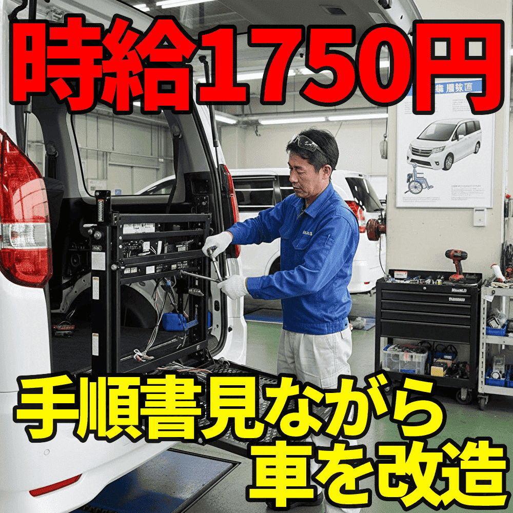 福祉車両の組立・溶接