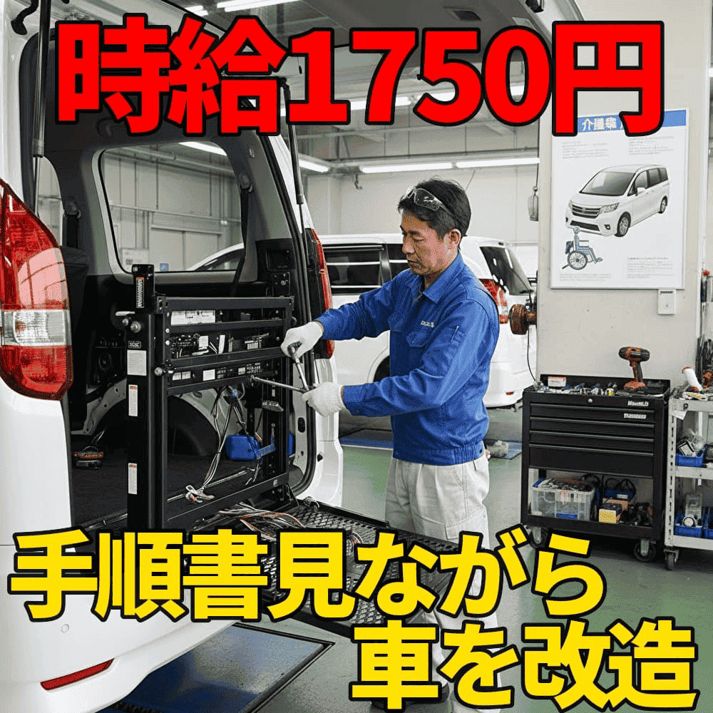 福祉車両の組立・溶接