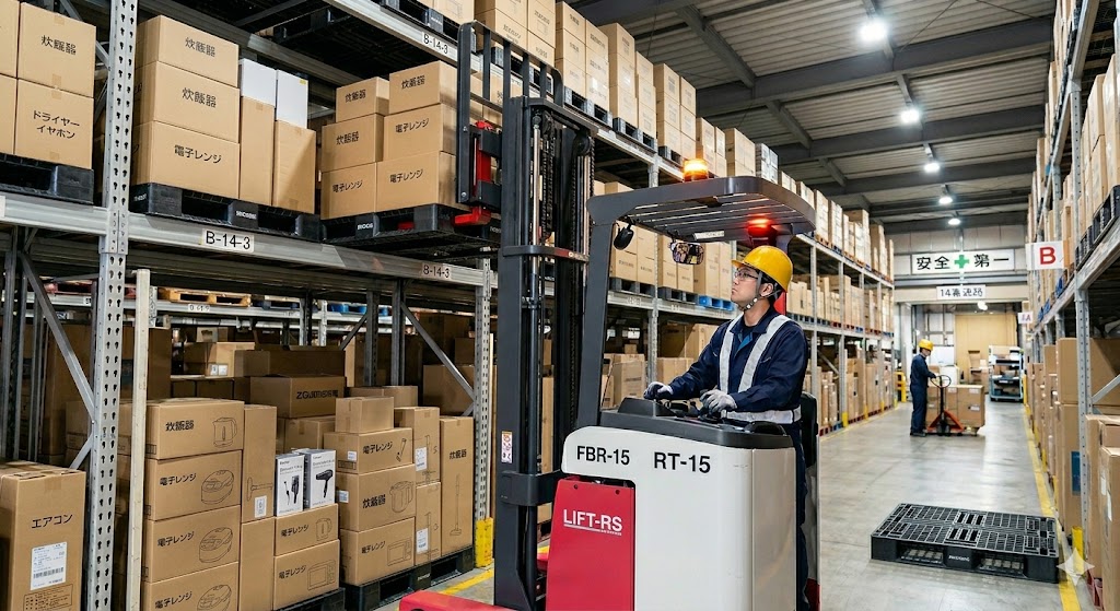 リーチフォークリフト