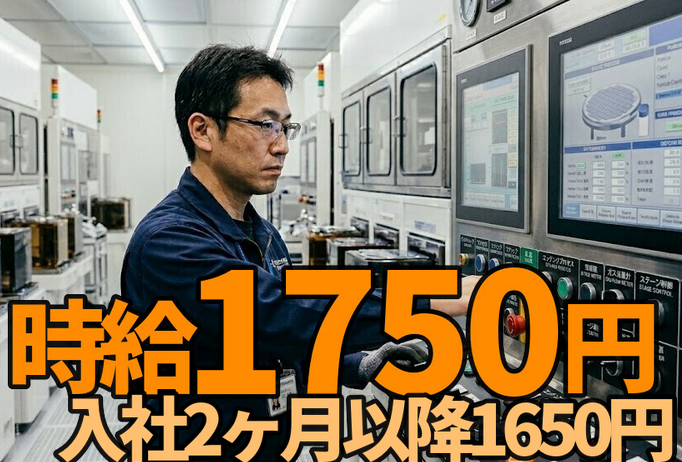 半導体材料の加工・研摩作業