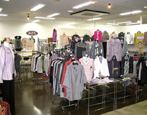 週2.3日のミセス婦人服販売