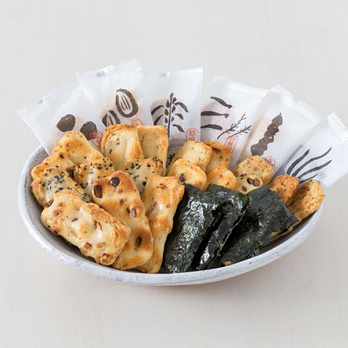 デパ地下のおせんべい販売