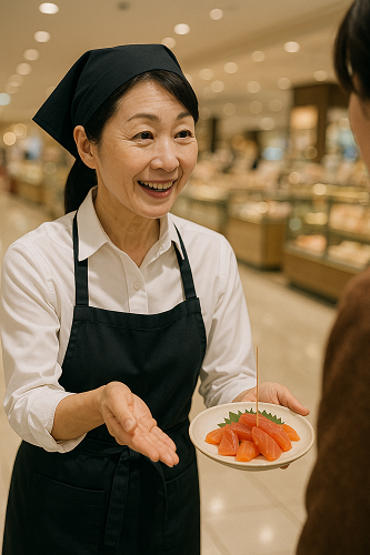 短期の明太子試食販売 5/24
