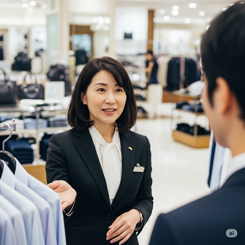 短期の紳士服飾雑貨販売 6/30.7/1.4.7.8