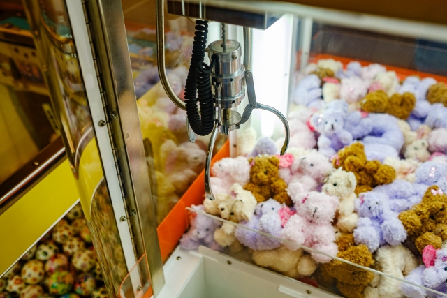 クレーンゲームの商品などの出荷業務