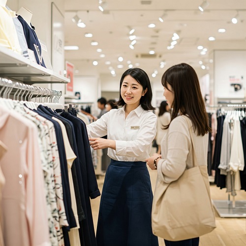 週2日の婦人キャリアブランド販売