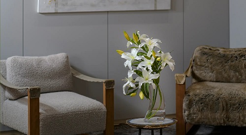 アートフラワーの接客販売