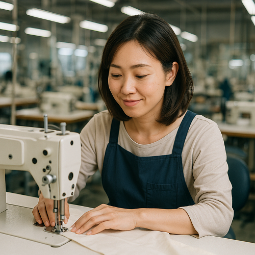 週3日から可の縫製業務