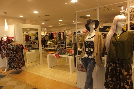 短期レディースアパレル販売スタッフ（セレクトショップ）