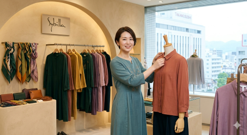 レディースアパレル販売スタッフ