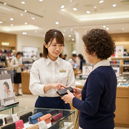 婦人革バッグ雑貨販売 