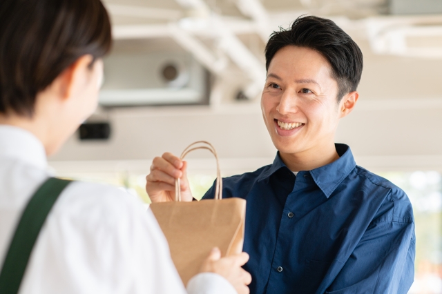 洋菓子店スイーツ接客販売