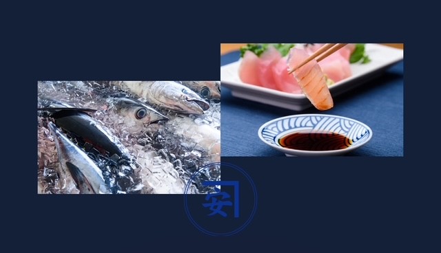 食品イベントでマグロの接客販売