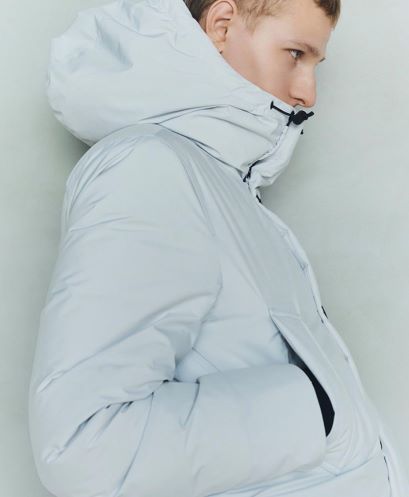 紳士ダウンカジュアルウエア接客販売
