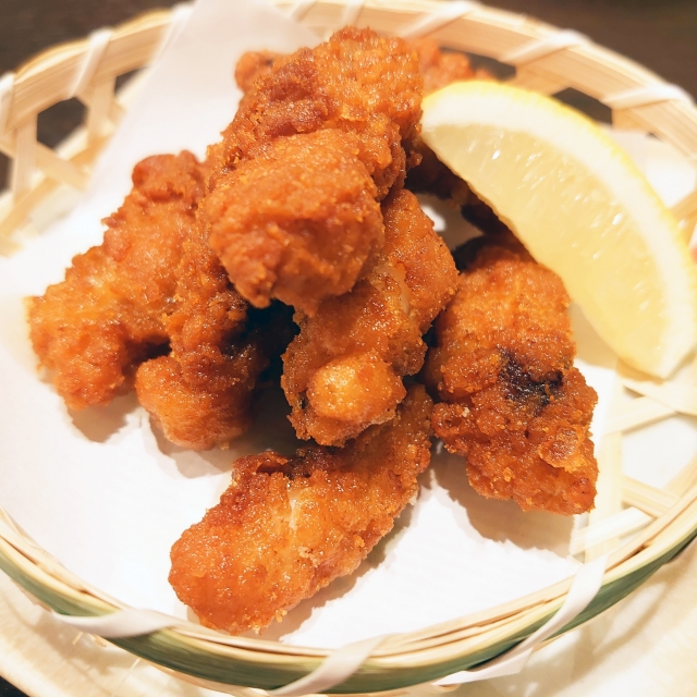 短期催事北海道産の海の幸をつかった唐揚げ販売