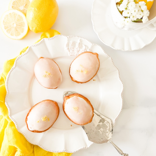 瀬戸内レモンのレモンケーキ接客販売