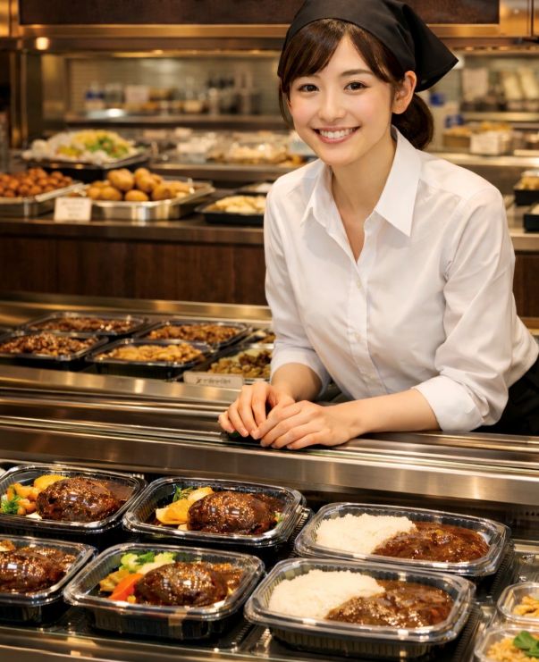 老舗洋食レストランデリ接客販売スタッフ