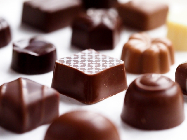 チョコレートの接客販売