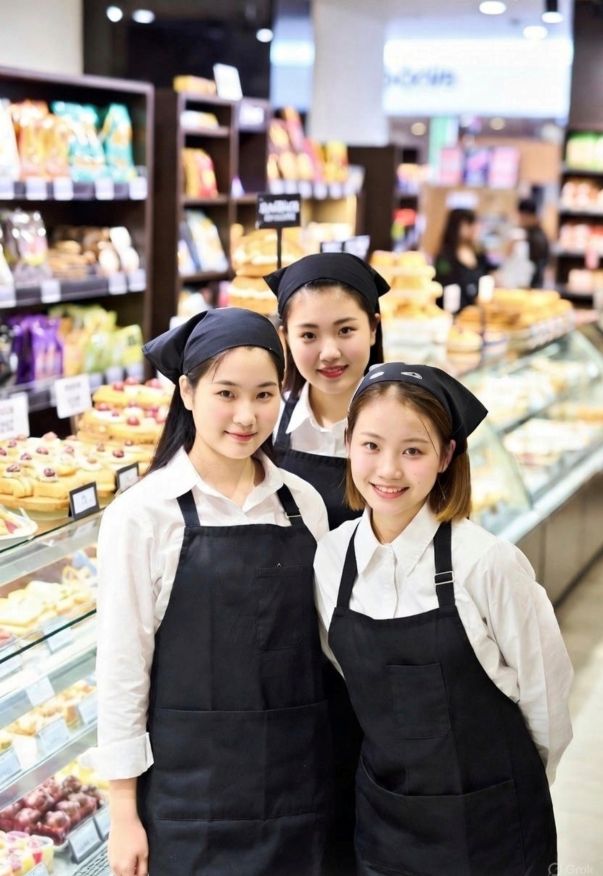 韓国発のもち米パン接客販売スタッフ