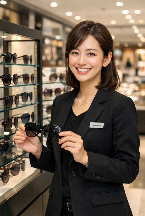 半年間サングラス接客販売スタッフ