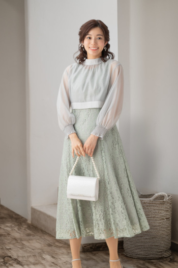 3ヵ月婦人フォーマルパーティードレス接客販売