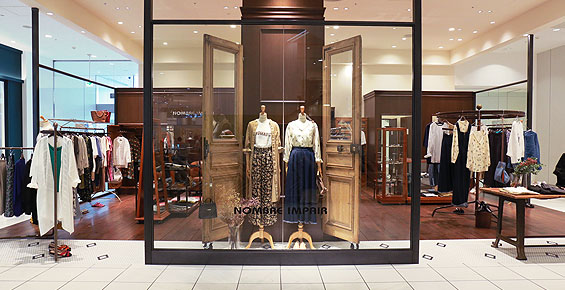期間限定ノンブルアンペール婦人服接客販売