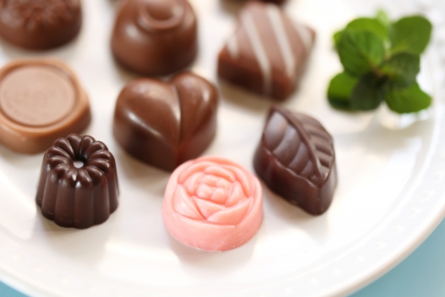 9月からのリーフ型チョコレート販売