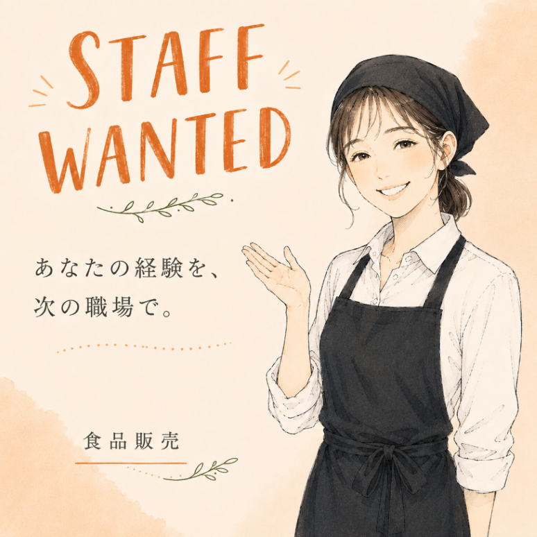 山形屋海苔店接客販売スタッフ