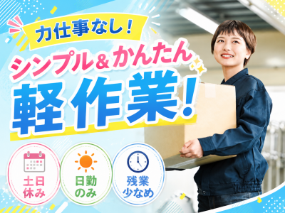 軽作業スタッフ（梱包・棚入れ作業）