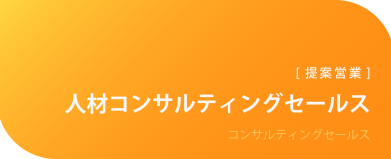 人材コンサルティングセールス提案