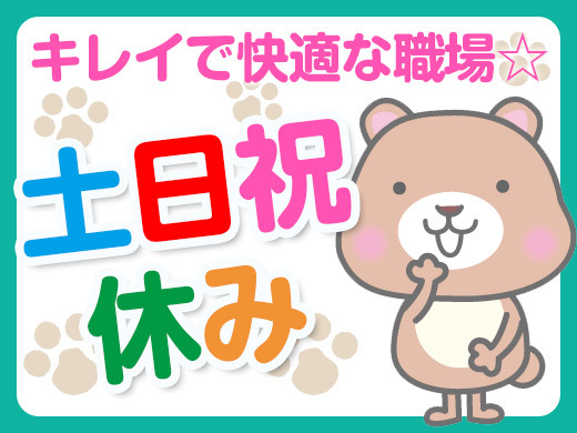 ＜東大阪市＞土日祝完全休み◎ネット注文対応など落ち着いた事務ワーク